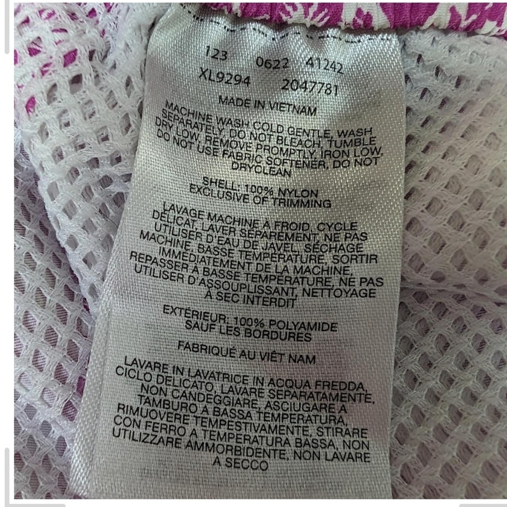 Pre-owned Columbia Pink and White Patterned Shorts - Picture 8 of 8